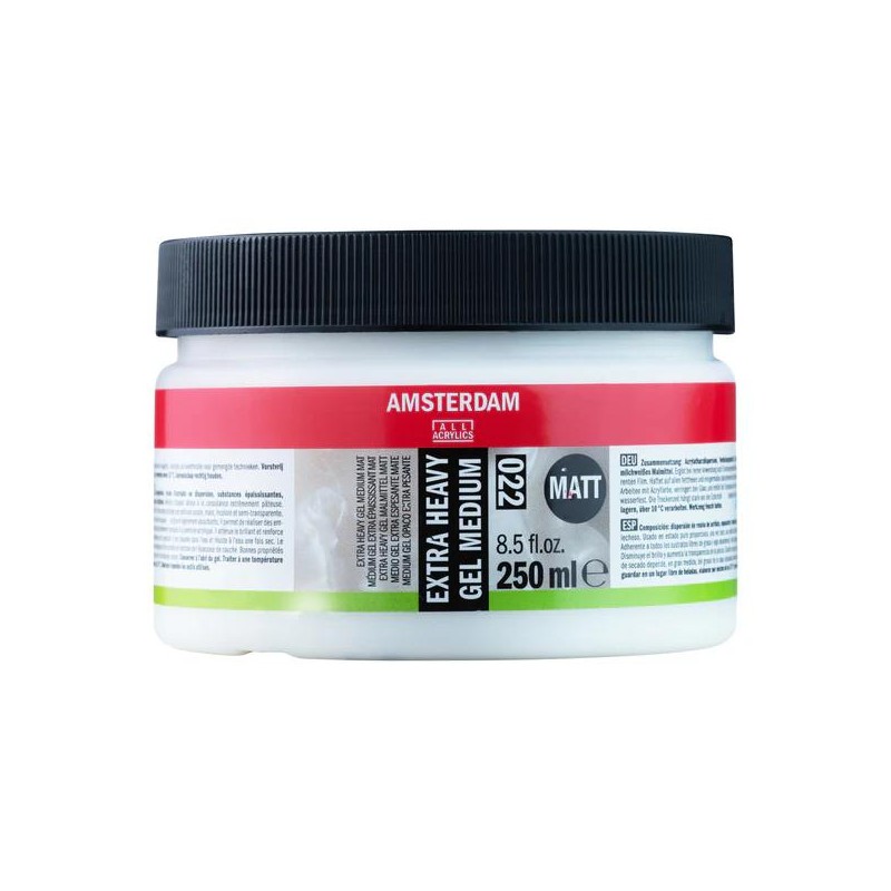 Gel Medium Extra Heavy 250ml mate Amsterdam 021 Gel Medium Extra Heavy 250ml mate Amsterdam 021
