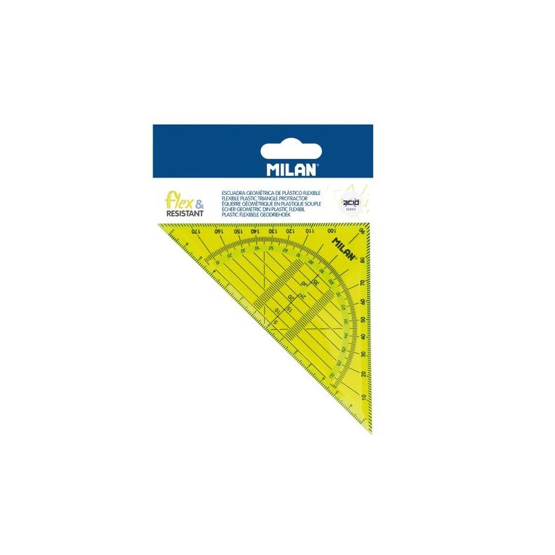 Escuadra geométrica flexible 14cm Milan