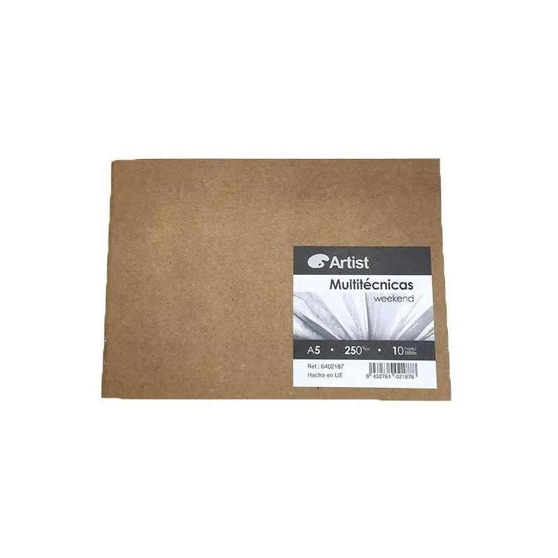 Libreta multitécnica Weekend Aritst A5 10h 250g