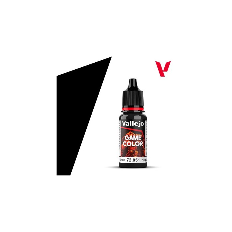 Vallejo Game Color Negro 72 051 Vallejo Game Color Negro 72 051
