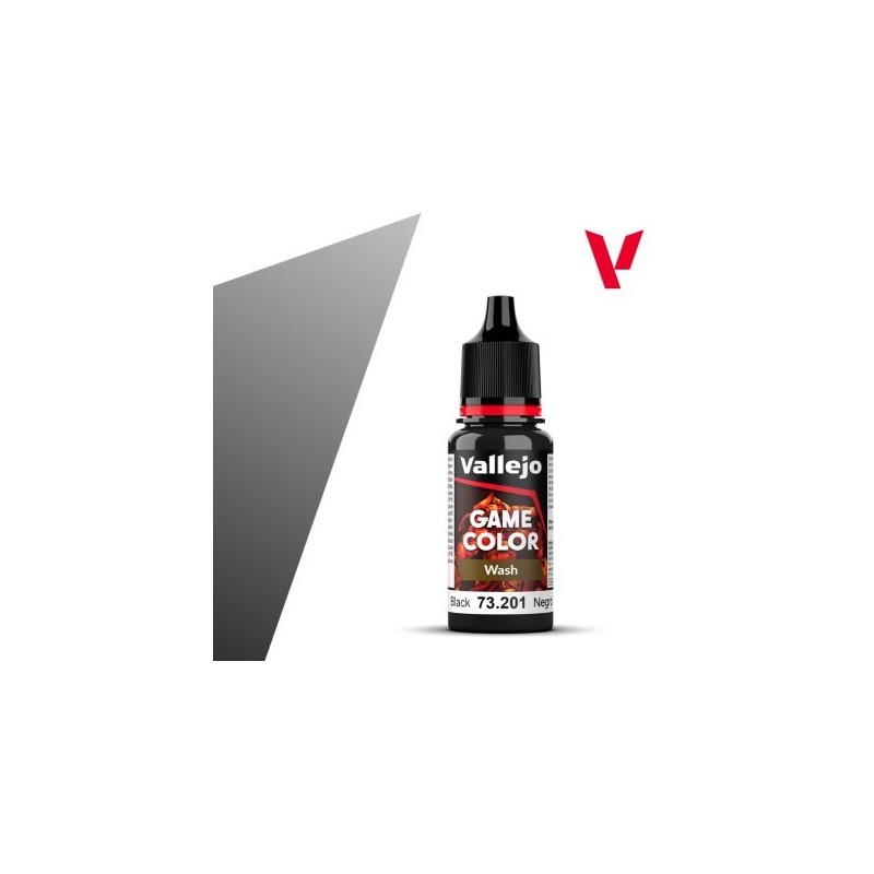 Vallejo Game Color Wash Lavado Negro 73 201 Vallejo Game Color Wash Lavado Negro 73 201
