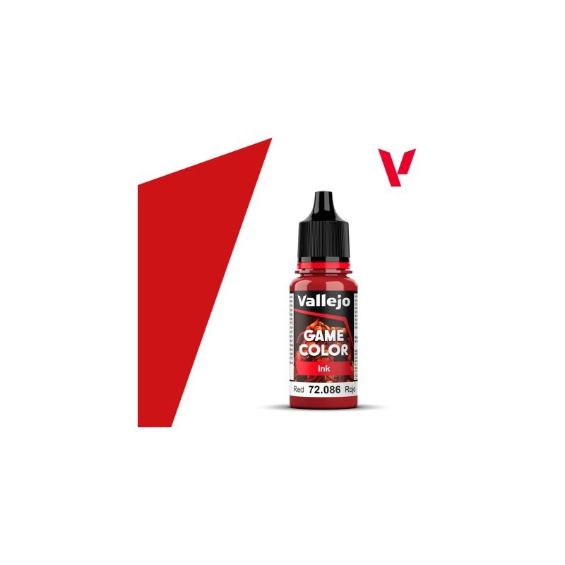 Vallejo Game Color Ink Rojo 72 086 Vallejo Game Color Ink Rojo 72 086