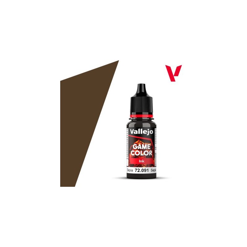 Vallejo Game Color Ink Sepia 72 091 Vallejo Game Color Ink Sepia 72 091