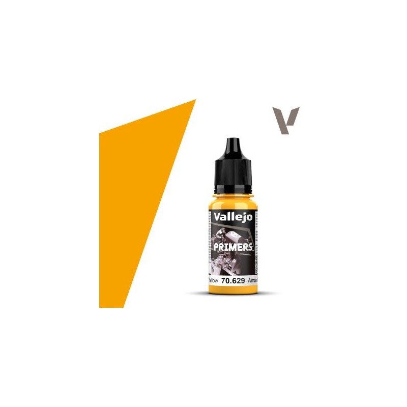 Vallejo Primers 18ml Amarillo Soleado 70 629 Vallejo Primers 18ml Amarillo Soleado 70 629