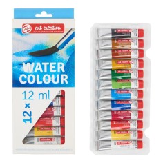 Set 12 tubos acuarela 12ml Talens Art Creation