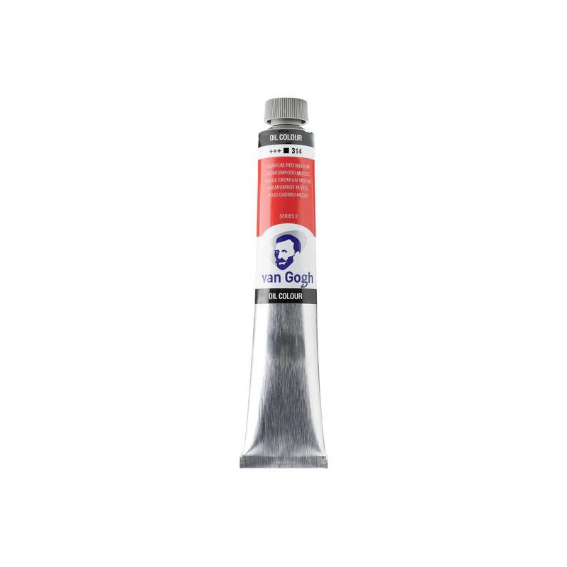 Óleo Van Gogh 60ml Rojo Cadmio Medio 314 Óleo Van Gogh 60ml Rojo Cadmio Medio 314