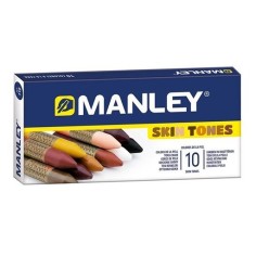 Caja 10 ceras Tonos Piel Manley