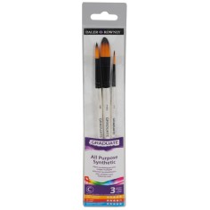 Set 5 pinceles sinteticos acuarela Graduate