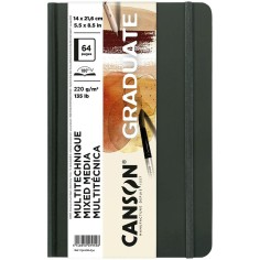Cuaderno Canson Graduate Mix Media A5 crema