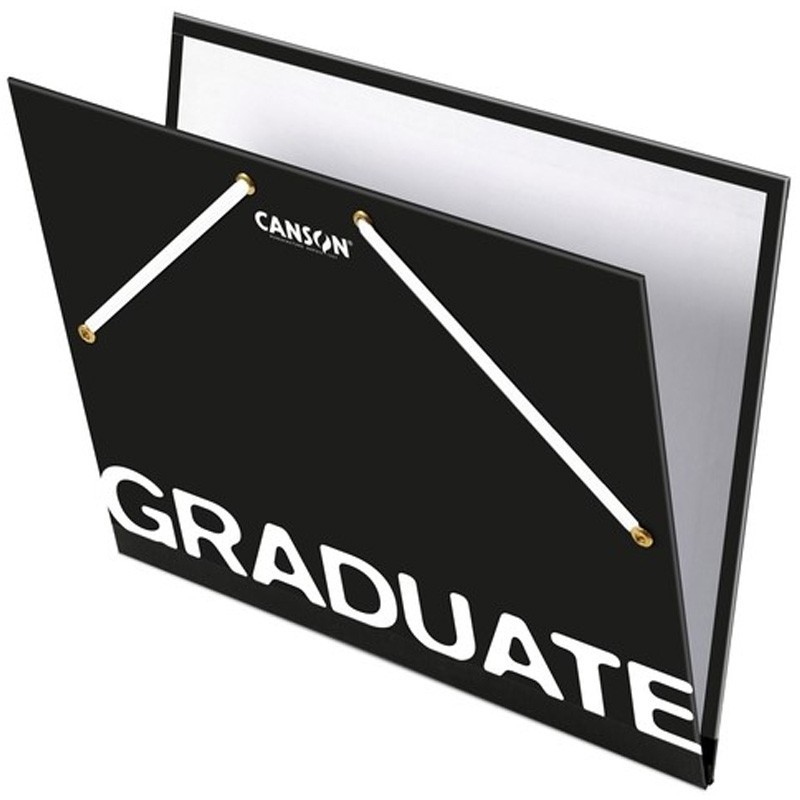 Carpeta dibujo Negra Canson Graduate 26x33cm