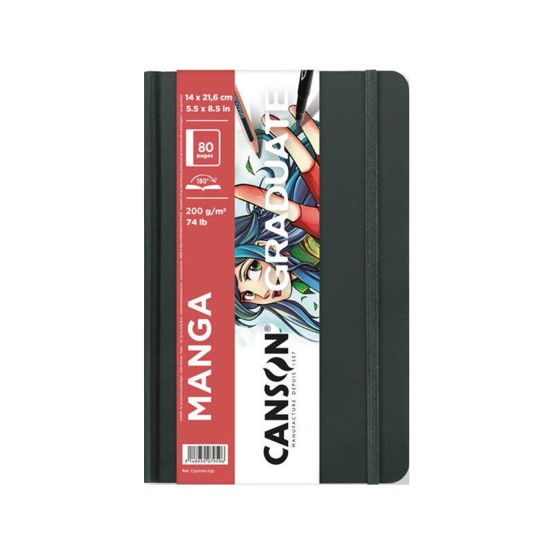 Cuaderno Canson Graduate Manga A5