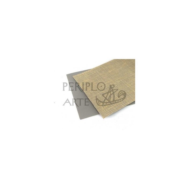 Plancha linóleo con arpillera 25x35cm