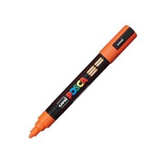 Rotulador acrílico Posca PC-5M Naranja