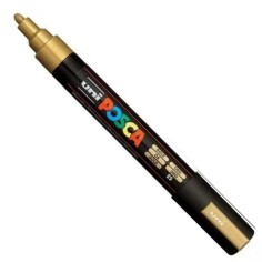 Rotulador acrílico Posca PC-5M Oro