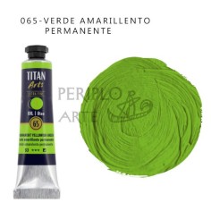Óleo Titan Arts 20ml Verde Amarillento Per  65