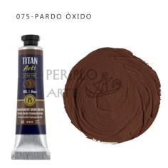 Óleo Titan Arts 20ml Pardo Óxido Transparente 75