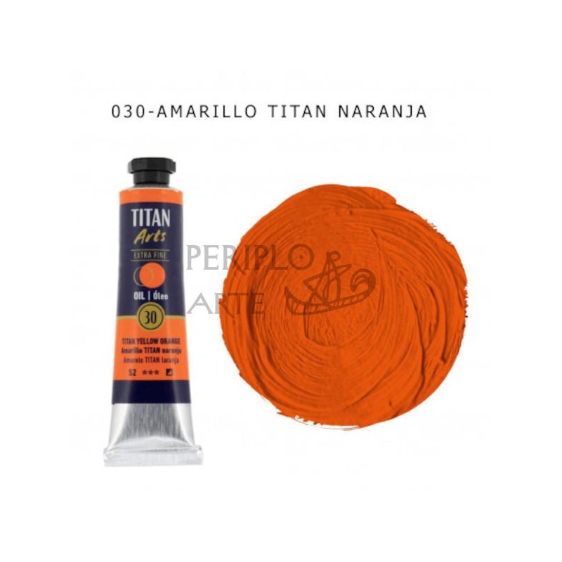 Óleo Titan Arts 20ml Amarillo Titan Naranja 30