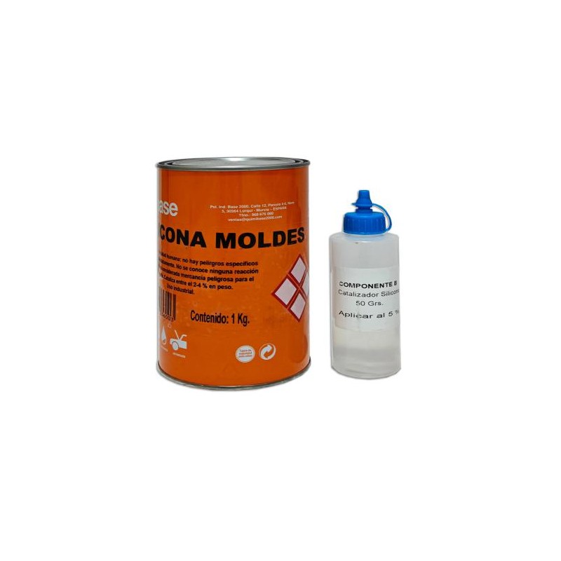 Silicona para moldes catalizador 1kg Quimibase