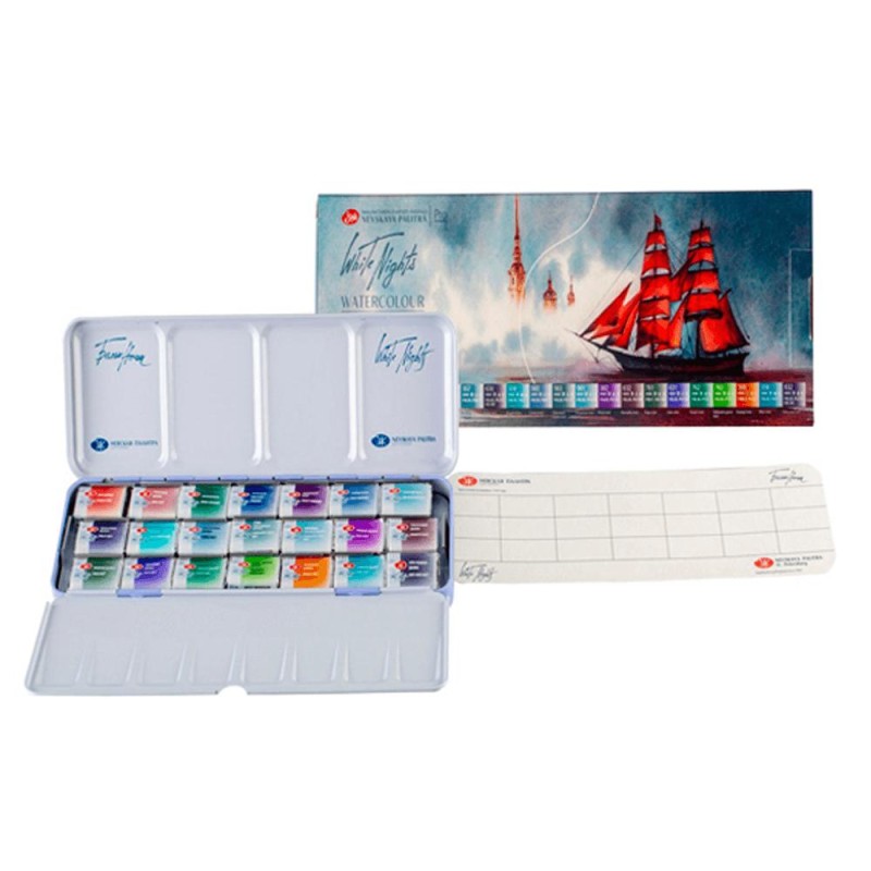 Caja metálica 21colores White Nights Granulation