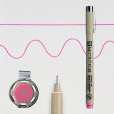 Rotulador calibrado Sakura Pigma Micron 05 Rosa