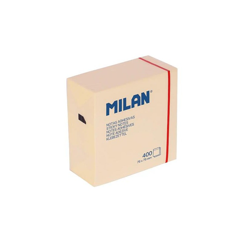 Bloc 400 notas adhesivas 76x76 mm Milan