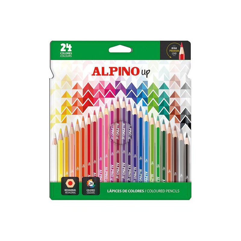 Caja 24 lápices color Alpino Up
