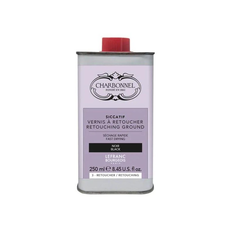 Barniz Secativo Retoque Negro Charbonnel 250ml