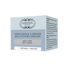 Barniz para grabar negro bola tierno Charbonnel