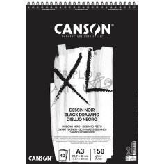 Bloc Canson XL Noir A5 40h 150g