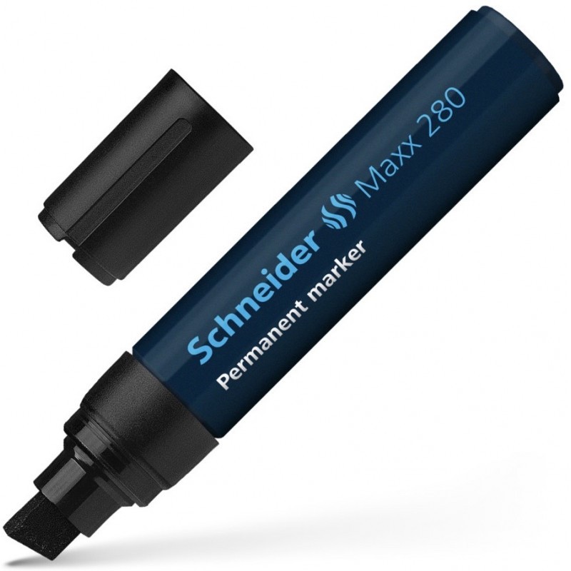 Rotulador permanente Schneider Maxx 280 negro