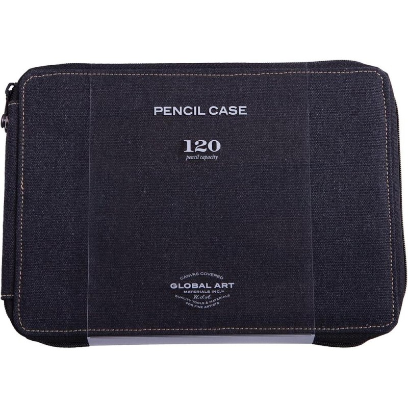 Estuche vacío para 120 lápices Negro