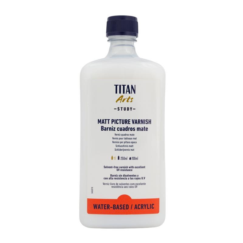 Barniz cuadros acrílico Titan 1 litro Mate