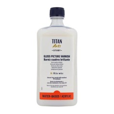 Barniz cuadros acrílico Titan 1 litro Brillante