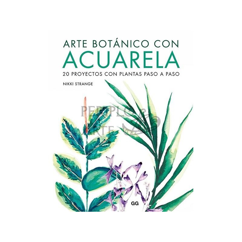 Arte botánico con acuarela