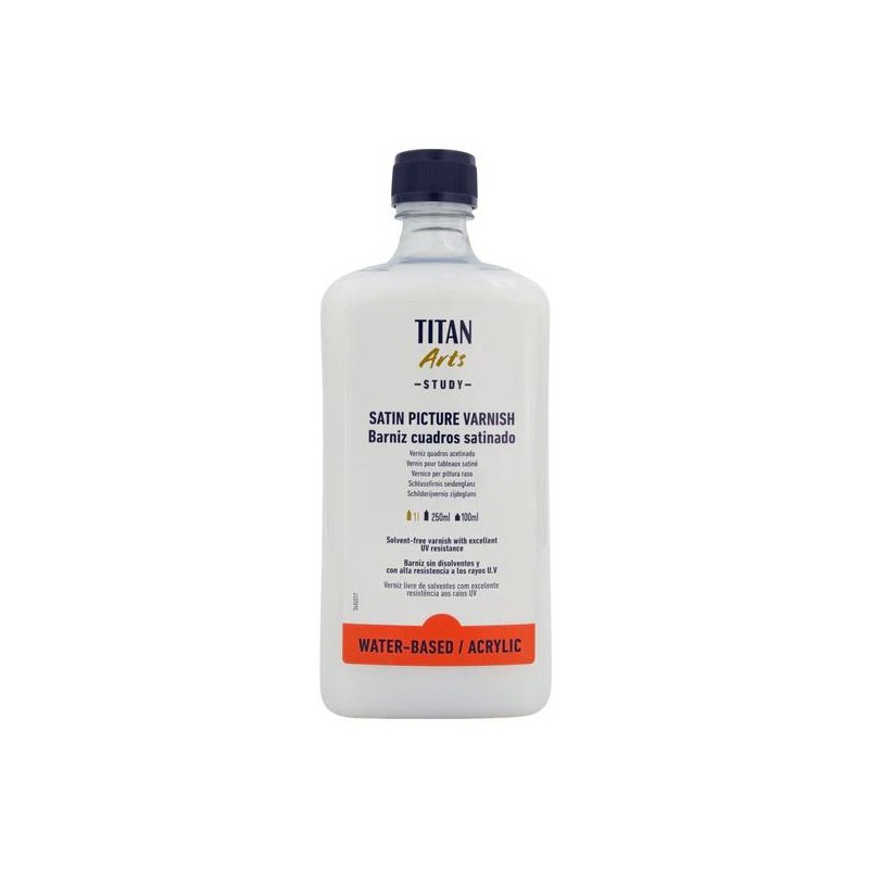 Barniz cuadros acrílico Titan 1 litro Satinado