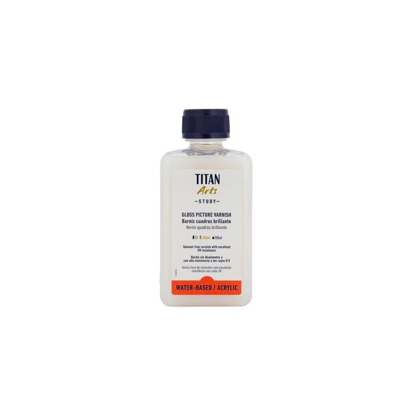 Barniz cuadros acrílico Titan 250 ml Brillante