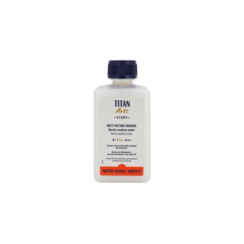 Barniz cuadros acrílico Titan 250 ml Mate
