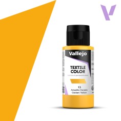 Pintura para textil Vallejo 60ml Amarillo Dorad 13