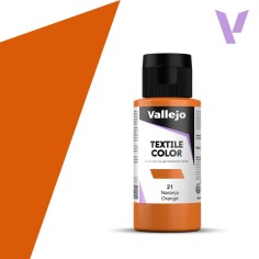 Pintura para textil Vallejo 60ml Naranja 21