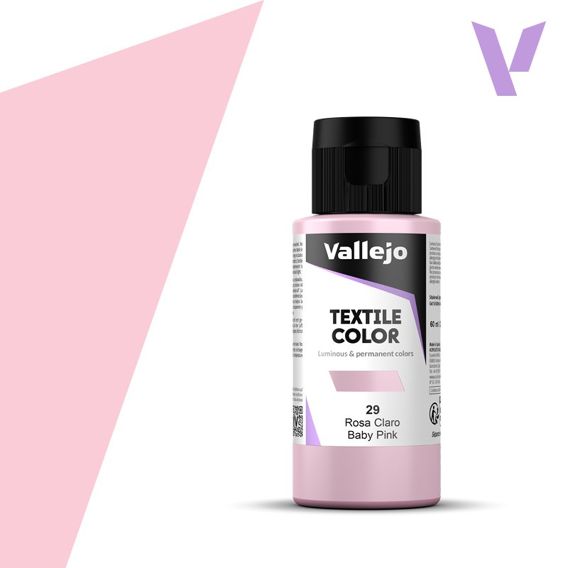 Pintura para textil Vallejo 60ml Rosa Claro 29