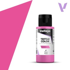 Pintura para textil Vallejo 60ml Rosa 27