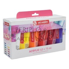 Set 12 tubos acrílicos 75ml Talens Art Creation