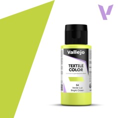 Pintura para textil Vallejo 60ml Verde Luz 54