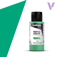 Pintura para textil Vallejo 60ml Verde Fluo 512