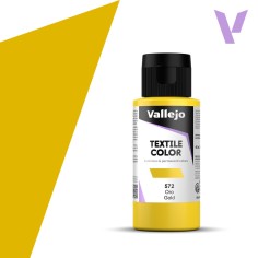 Pintura para textil Vallejo 60ml Oro 572