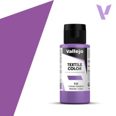 Pintura para textil Vallejo 60ml Violeta Met  536