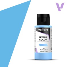 Pintura para textil Vallejo 60ml Azul Met  545