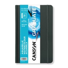 Cuaderno Canson Graduate Acuarela A5 250g