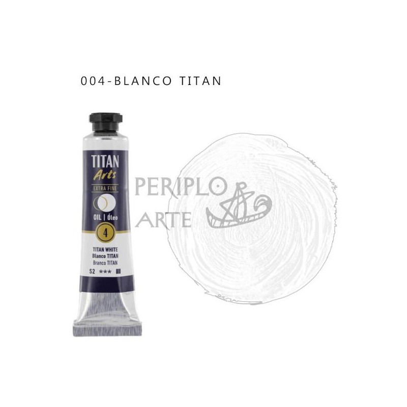 Óleo Titan Arts 20ml Blanco Titan 4
