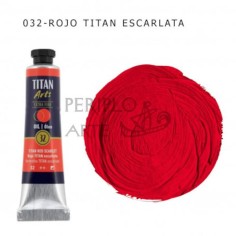 Óleo Titan Arts 20ml Rojo Escarlata 32